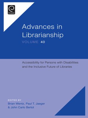 cover image of Advances in Librarianship, Volume 40